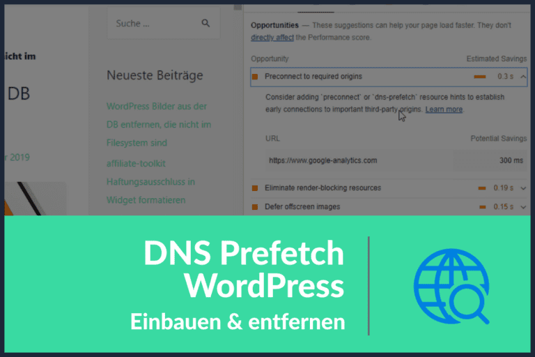 Dns prefetch wordpress что это