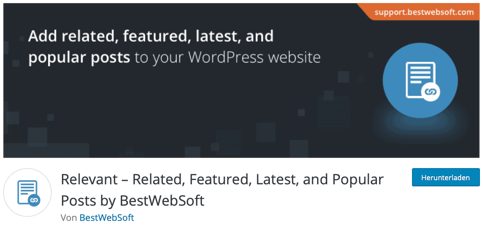 Relevant - Related Featured Latest and Popular Posts Plugin